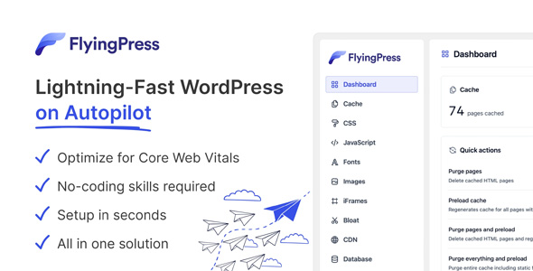 FlyingPress Lightning-Fast-WordPress Plugin