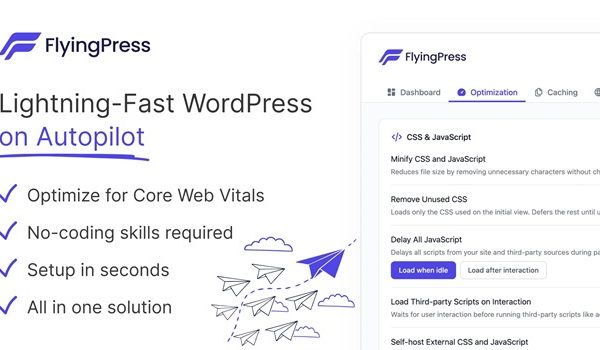 FlyingPress WordPress Speed Optimization Plugin