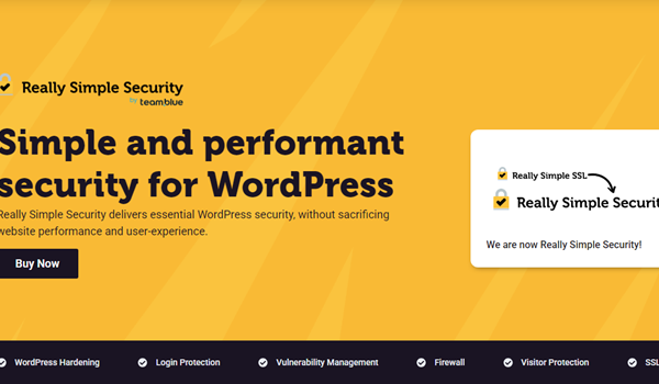 Really Simple Security Pro – Simple and Performant Security