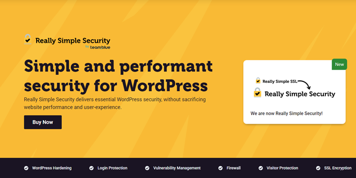 Really Simple Security Pro – Simple and Performant Security
