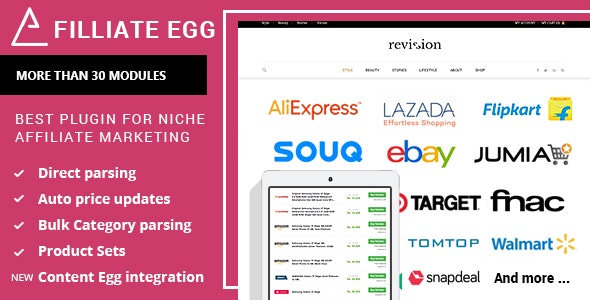 Affiliate Egg Pro - Niche Affiliate Marketing Wordpress Plugin