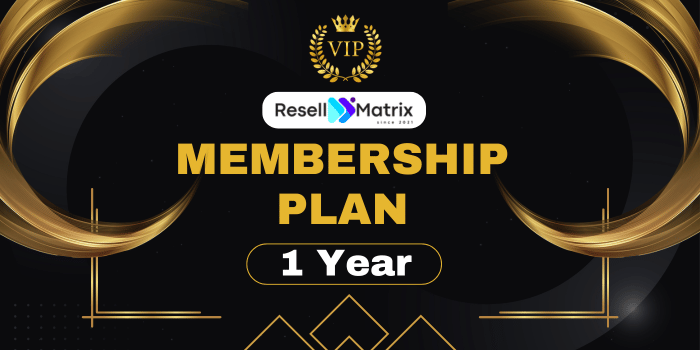 1 year membership plan - resell matrix