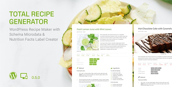 Total Recipe Generator - WordPress Recipe Make for Gutenberg Block