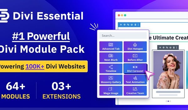 Divi Essential wordpress plugin