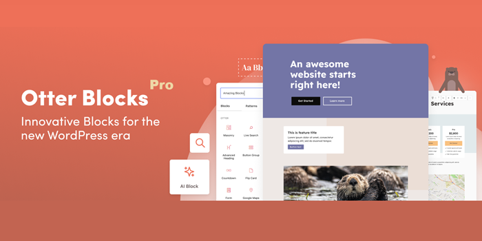 Otter Blocks Pro Page Builder Blocks for Gutenberg