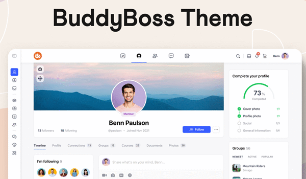 BuddyBoss Theme all-in-one platform for courses and communities