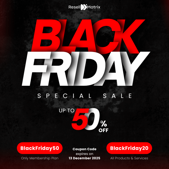 Resell matrix Black Friday Sale 2025