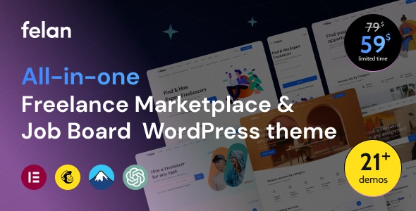 Felan Freelance Marketplace and Job Board WordPress Theme
