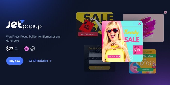 JetPopup WordPress Popup builder