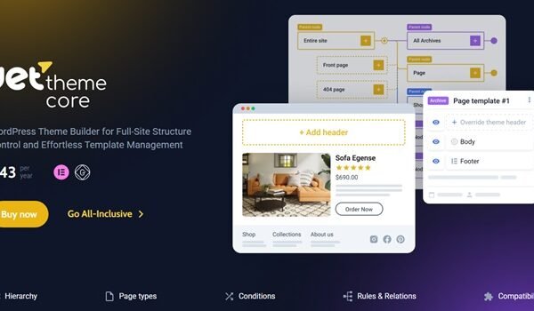 JetThemeCore WordPress Theme Builder