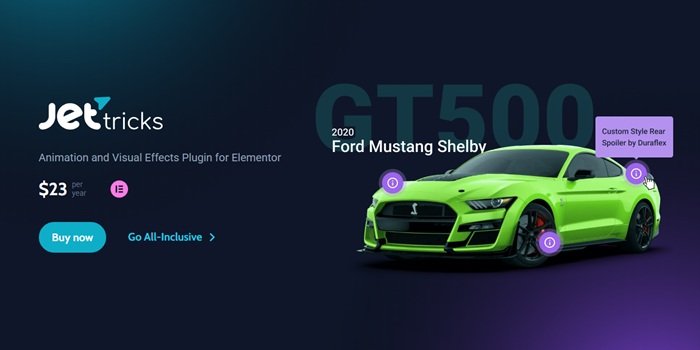 JetTricks Animation and Visual Effects Plugin for Elementor