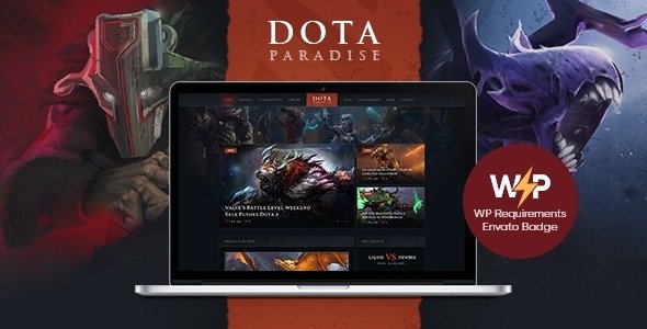 Ludos Paradise Video Gaming Esports WordPress Theme