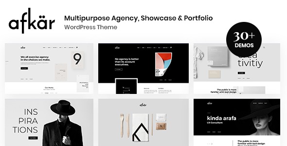 Afkar Creative Portfolio WordPress Theme